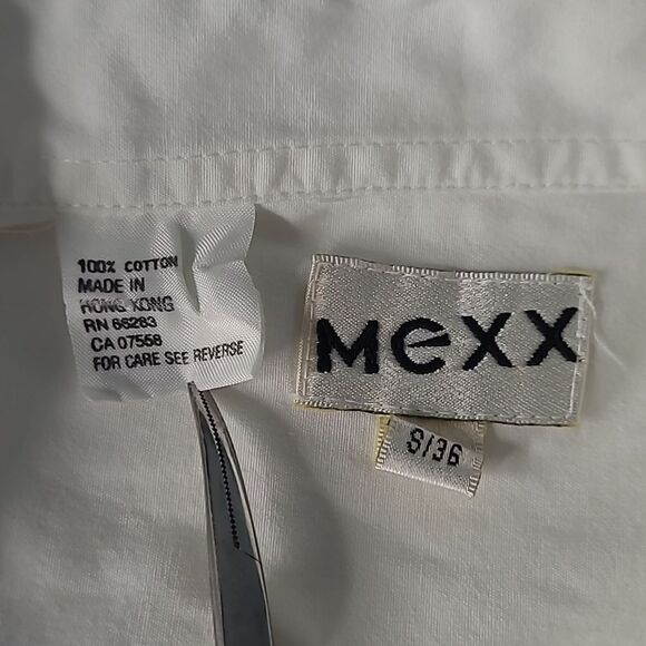 MEXX sz S/36 100% cotton embroidery shirt - Picture 10 of 11
